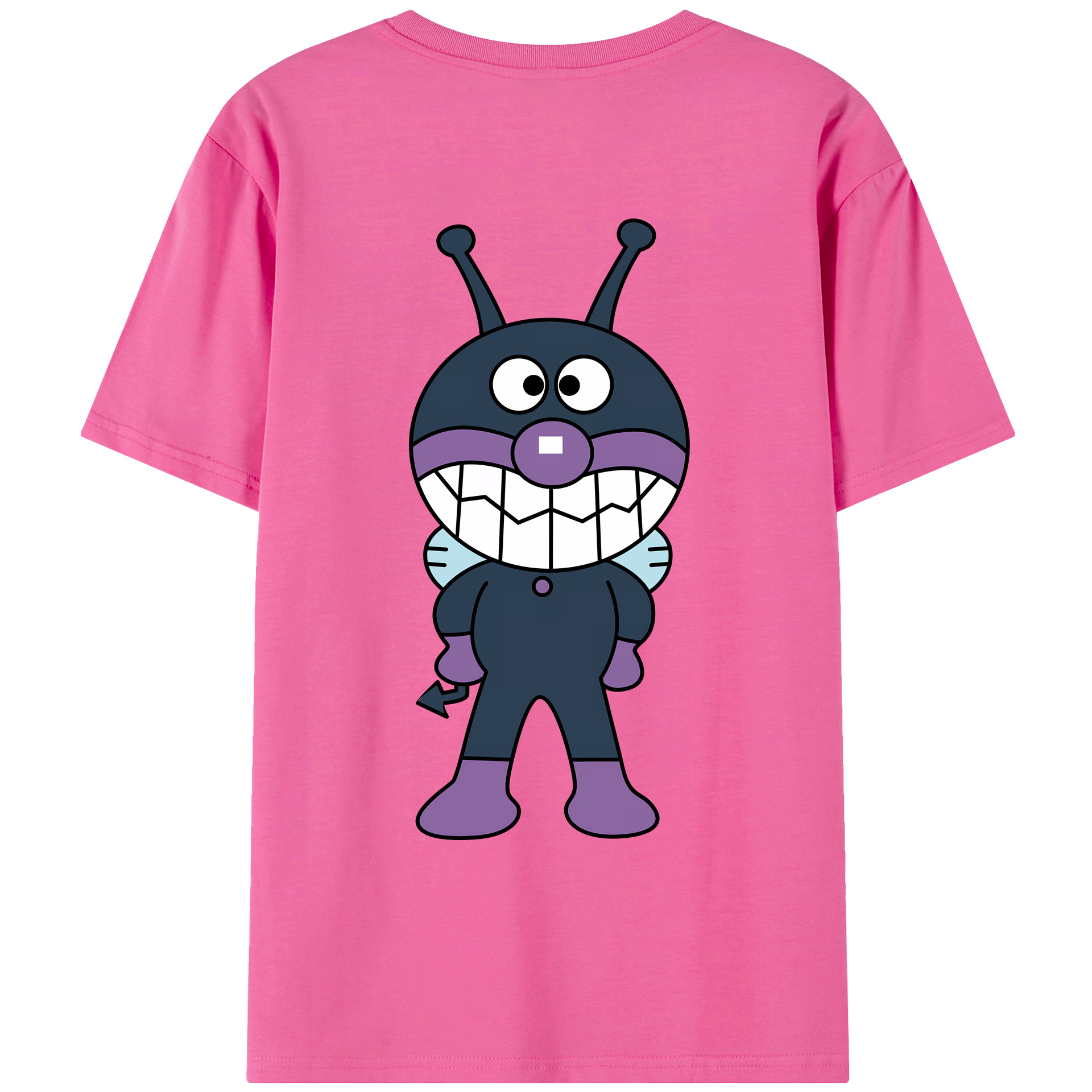 アンパンマン Anpanman レディース半袖Tシャツ(バックプリント)